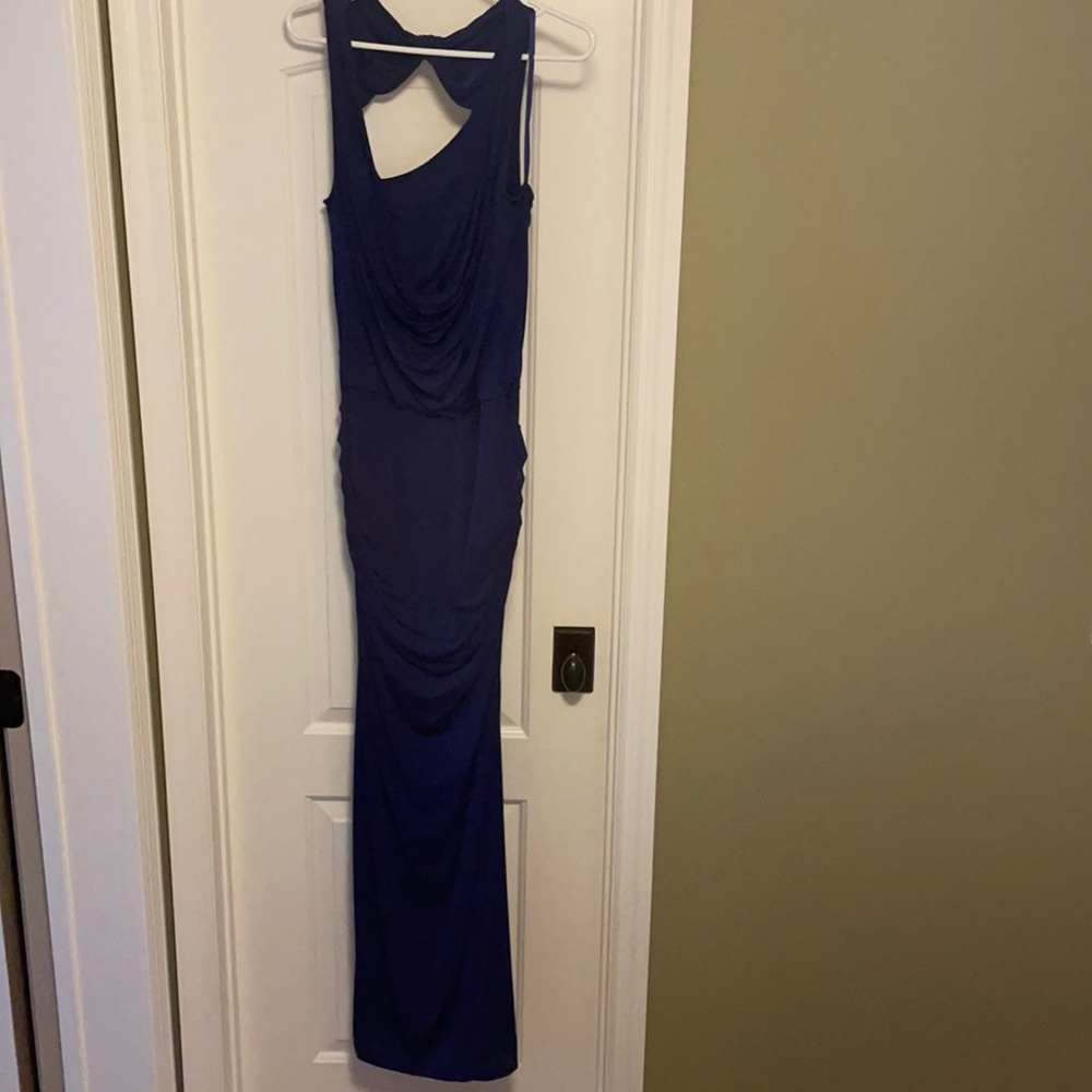 Gorgeous Blue Open-Back Dress